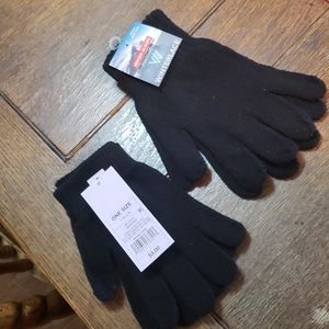 Black gloves